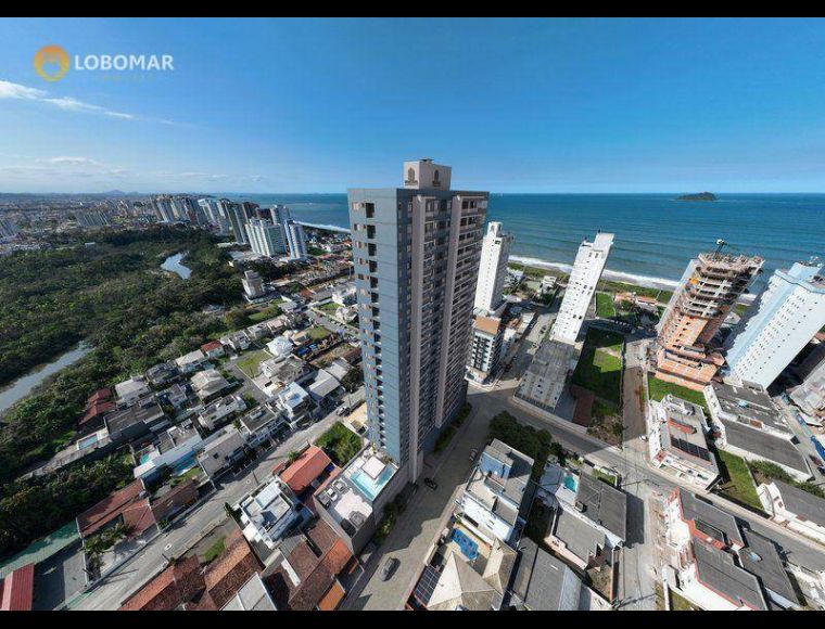 Apartamento no Bairro Centro em Balneário Piçarras com 2 Dormitórios (1 suíte) e 78 m² - AP1183