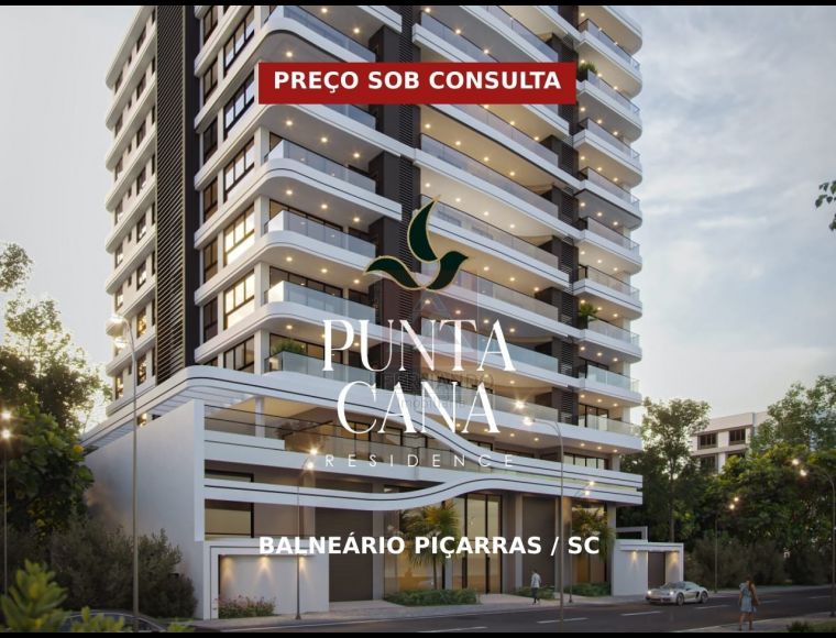Apartamento no Bairro Itacolomi em Balneário Piçarras com 3 Dormitórios (3 suítes) e 176 m² - 90717