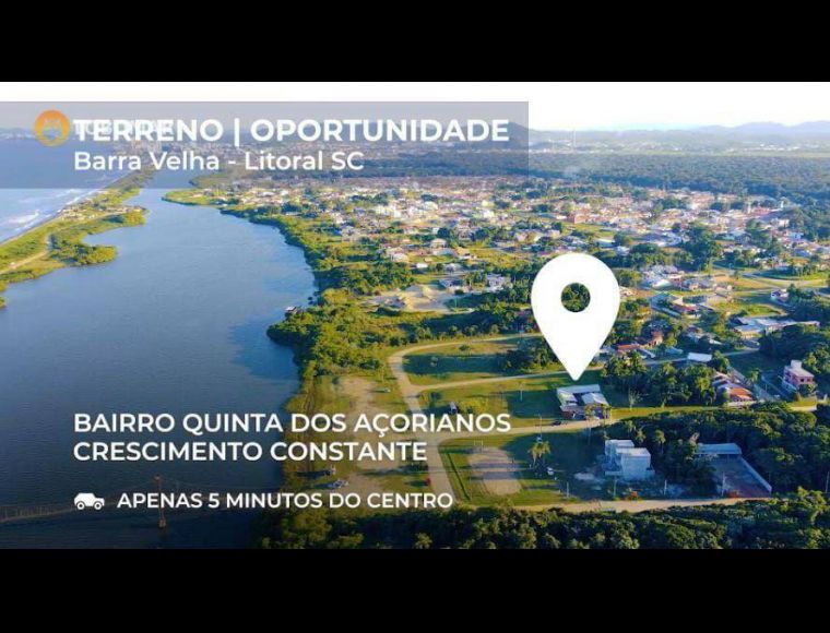 Terreno no Bairro Quinta dos Açorianos em Barra Velha com 626 m² - TE0308