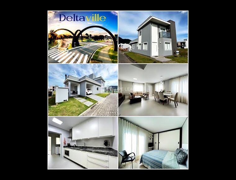 Casa no Bairro Deltaville em Biguaçu com 3 Dormitórios (1 suíte) e 143 m² - 20994