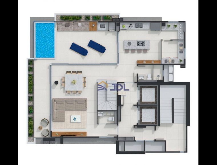 Apartamento no Bairro Jardim Blumenau em Blumenau com 4 Dormitórios (4 suítes) e 268 m² - AP1148