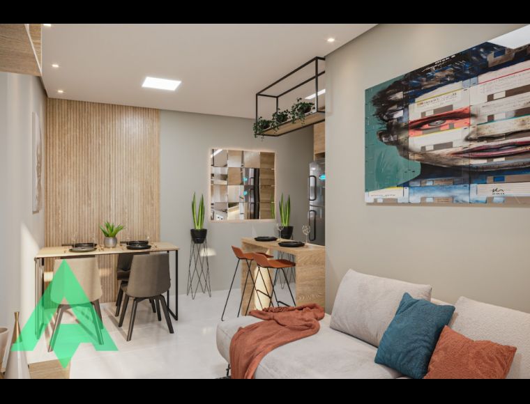 Apartamento no Bairro Salto Norte em Blumenau com 2 Dormitórios e 50.14 m² - 1336158