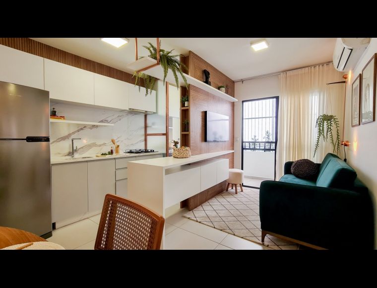 Apartamento no Bairro Salto Norte em Blumenau com 2 Dormitórios (2 suítes) e 52 m² - 4489