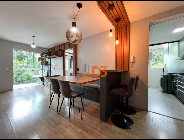 Apartamento no Bairro Velha em Blumenau com 2 Dormitórios e 52.83 m² - 0377