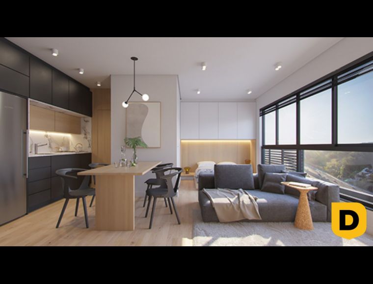 Apartamento no Bairro Velha em Blumenau com 1 Dormitórios e 26.55 m² - 4120456