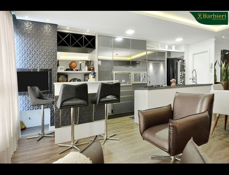 Apartamento no Bairro Velha em Blumenau com 3 Dormitórios (3 suítes) e 135 m² - 3822591