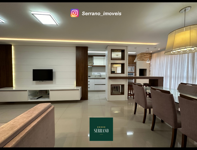 Apartamento no Bairro Vila Nova em Blumenau com 3 Dormitórios (2 suítes) e 106 m² - SB-0028