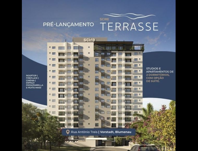 Apartamento no Bairro Vorstadt em Blumenau com 1 Dormitórios e 31.55 m² - 5810261