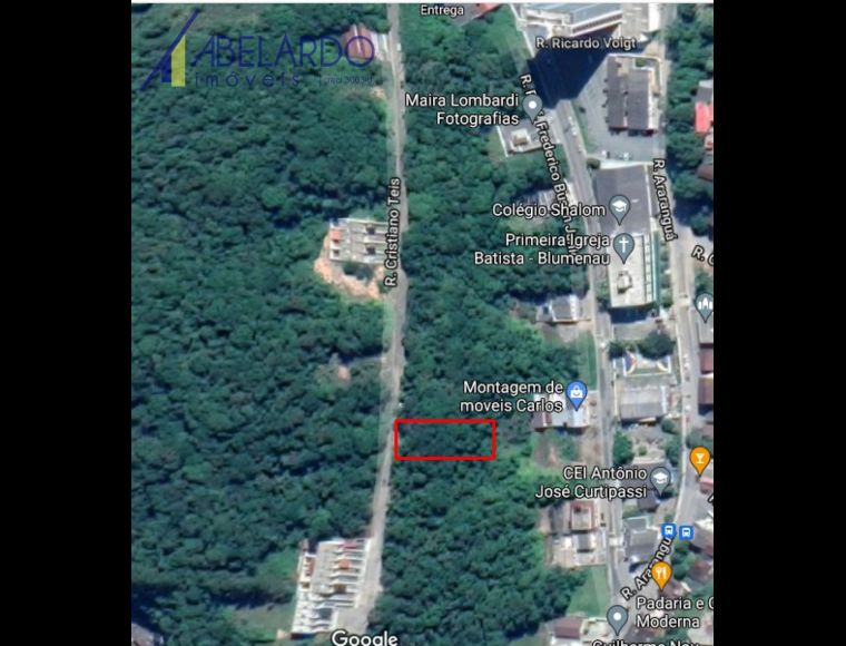 Terreno no Bairro Garcia em Blumenau com 1387.2 m² - 6574