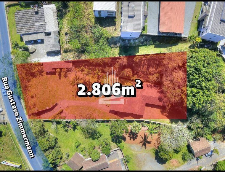 Terreno no Bairro Itoupava Central em Blumenau com 2806 m² - 2534