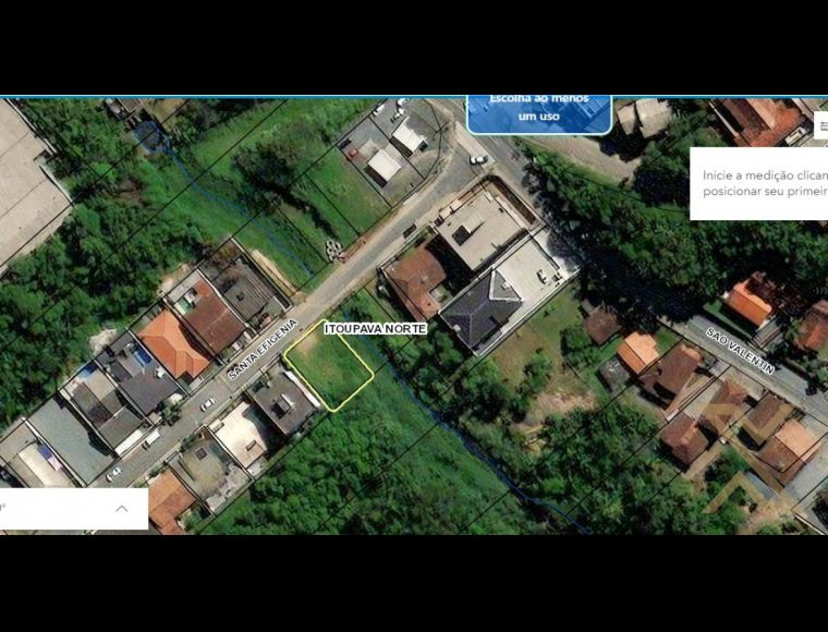 Terreno no Bairro Itoupava Norte em Blumenau com 352 m² - 3317928