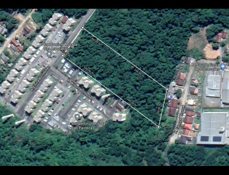 Terreno no Bairro Passo Manso em Blumenau com 13493 m² - Te010