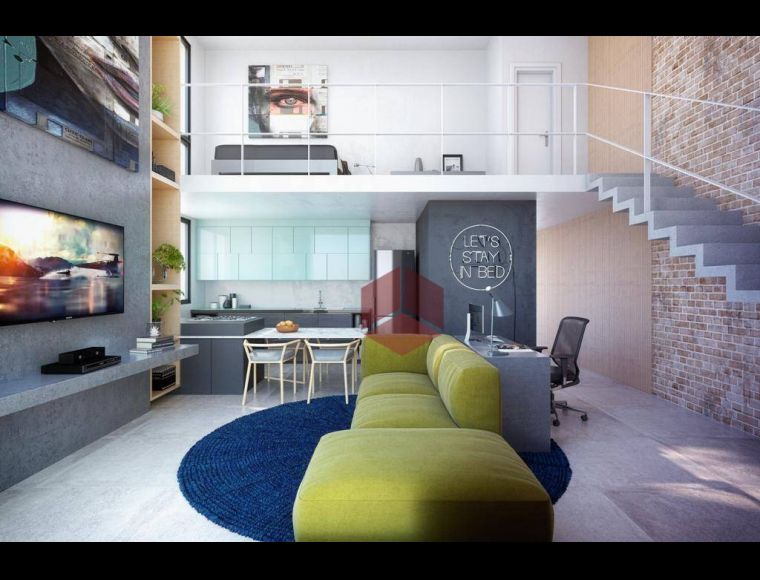 Apartamento no Bairro Carvoeira em Florianópolis com 1 Dormitórios (1 suíte) e 60 m² - LF0010