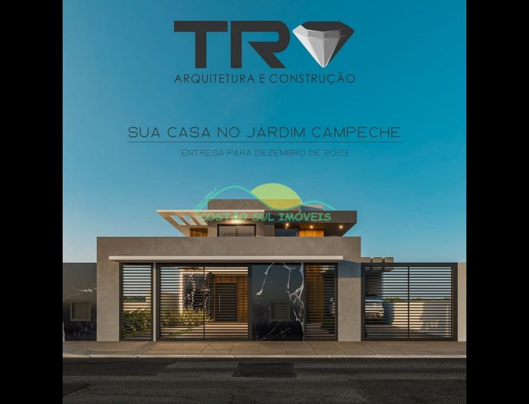 Casa no Bairro Campeche em Florianópolis com 3 Dormitórios (3 suítes) e 161.35 m² - CA0161_COSTAO