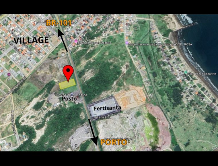 Terreno em Imbituba com 3200 m² - 689758