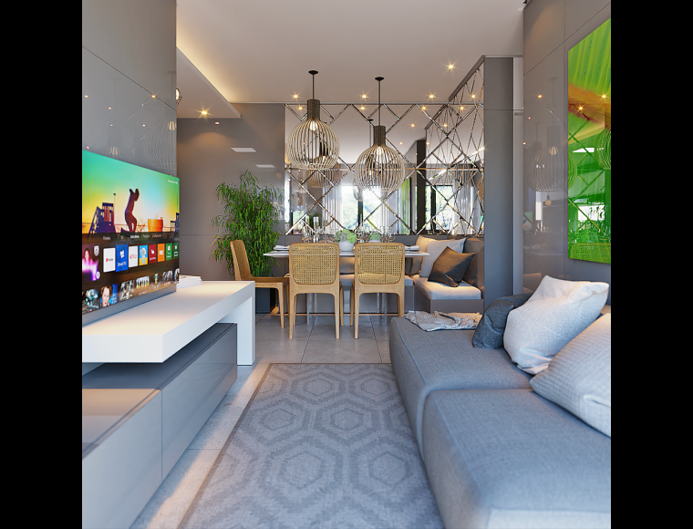 Apartamento no Bairro Estados em Indaial com 2 Dormitórios e 50.14 m² - 4291