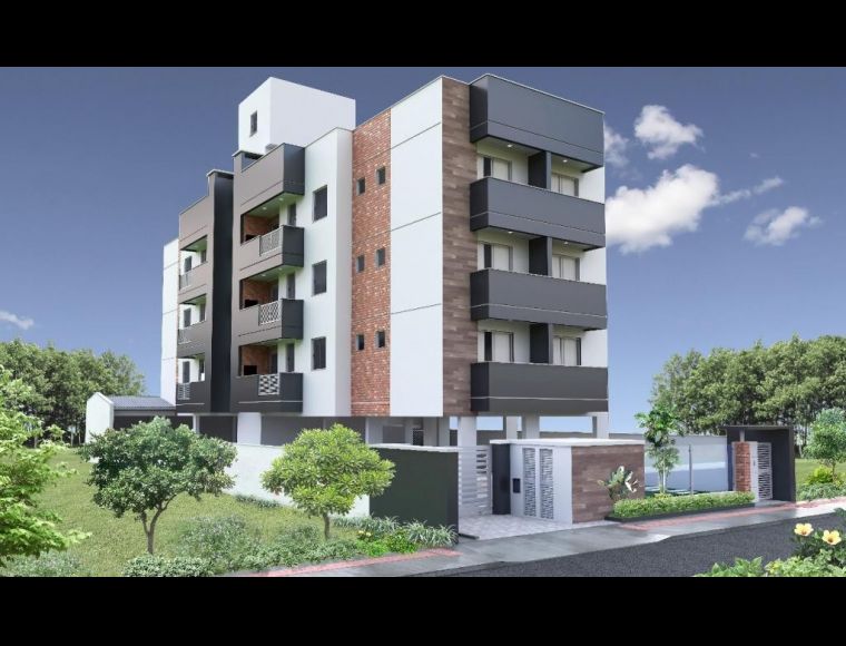Apartamento no Bairro Costa e Silva em Joinville com 2 Dormitórios (1 suíte) e 59 m² - KA1401