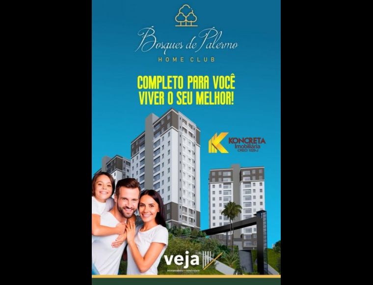 Apartamento no Bairro Glória em Joinville com 3 Dormitórios (1 suíte) e 74 m² - KA1351