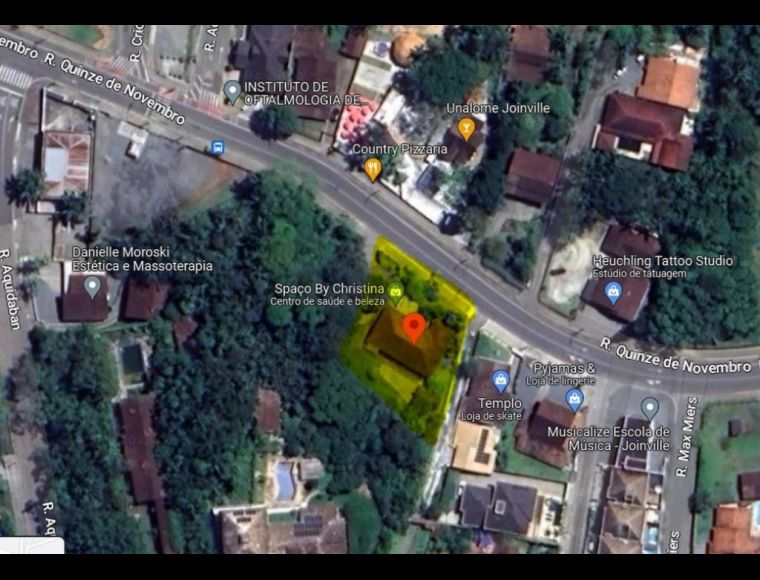 Terreno no Bairro América em Joinville com 1168 m² - LG8654