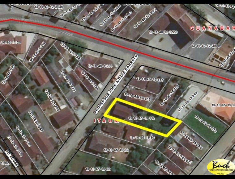 Terreno no Bairro Itaum em Joinville com 840 m² - BU53861V