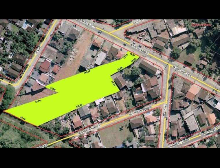 Terreno no Bairro Santo Antônio em Joinville com 7721 m² - KT238