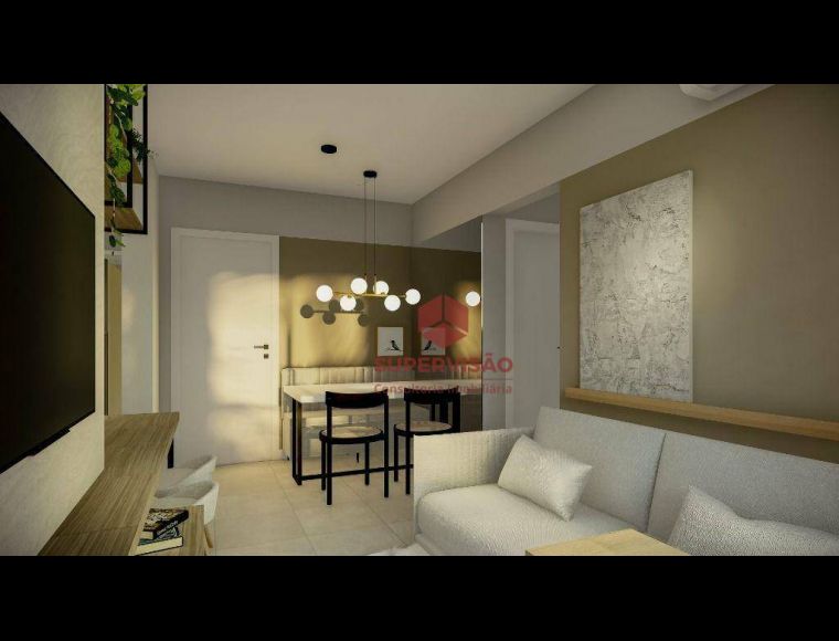 Apartamento no Bairro Pedra Branca em Palhoça com 2 Dormitórios (1 suíte) e 57 m² - AP2751
