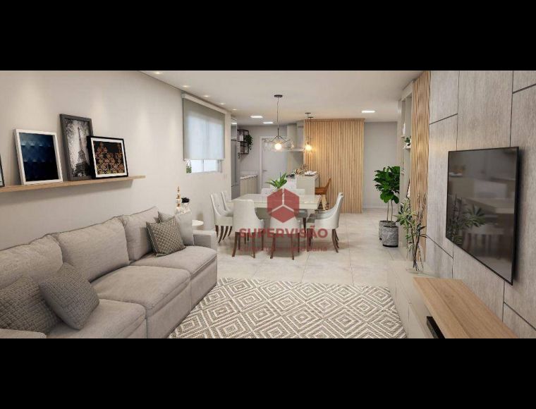 Apartamento no Bairro Pedra Branca em Palhoça com 3 Dormitórios (1 suíte) e 99 m² - AP2793
