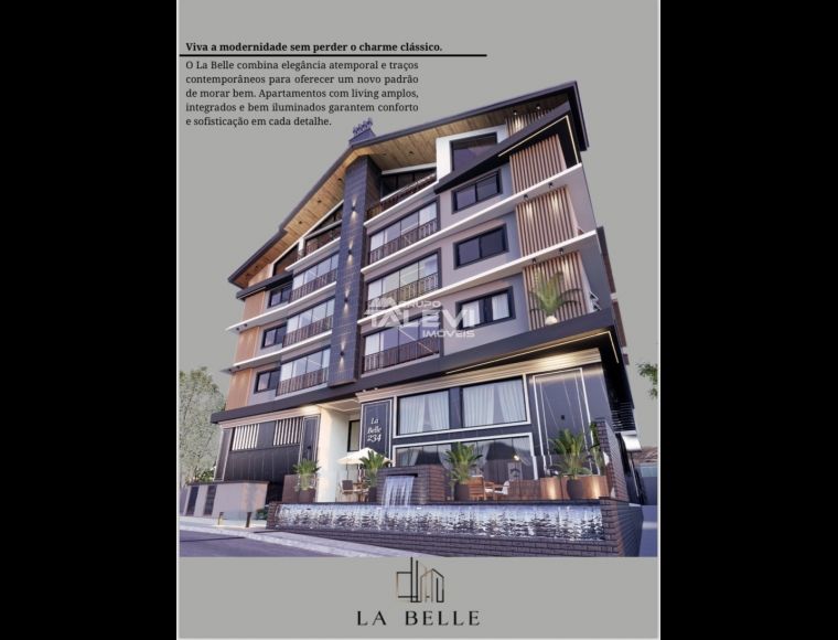 Apartamento no Bairro Centro em Pomerode com 3 Dormitórios (3 suítes) e 112.15 m² - 5440891