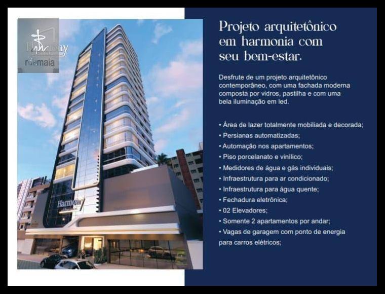 Apartamento no Bairro Perequê em Porto Belo com 3 Dormitórios (3 suítes) e 106 m² - AP0303