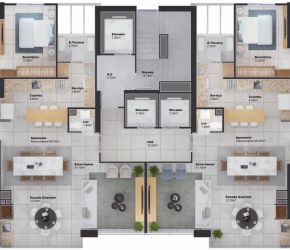 Apartamento no Bairro Centro em Balneário Camboriú com 4 Dormitórios (2 suítes) e 146 m² - 6070342
