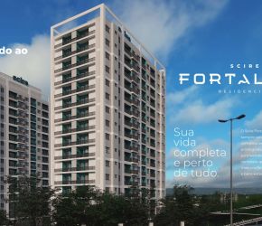 Apartamento no Bairro Fortaleza em Blumenau com 2 Dormitórios (1 suíte) e 55.68 m² - 3342085