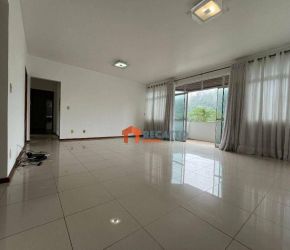 Apartamento no Bairro Ponta Aguda em Blumenau com 3 Dormitórios (1 suíte) e 150 m² - AP0490