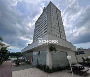 Apartamento no Bairro Velha em Blumenau com 2 Dormitórios (1 suíte) e 72 m² - AP2144
