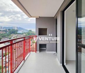 Apartamento no Bairro Velha em Blumenau com 2 Dormitórios (1 suíte) e 69 m² - AP2079