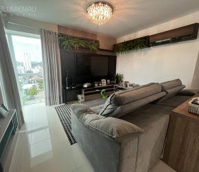 Apartamento no Bairro Vila Nova em Blumenau com 3 Dormitórios (3 suítes) e 148 m² - 3281