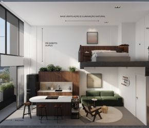 Apartamento no Bairro Vila Nova em Blumenau com 42 m² - 001