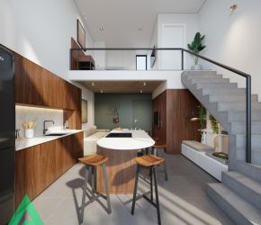 Apartamento no Bairro Vila Nova em Blumenau com 1 Dormitórios e 44.51 m² - 1335551