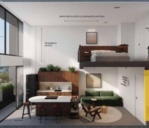 Apartamento no Bairro Vila Nova em Blumenau com 1 Dormitórios e 46 m² - AP1391