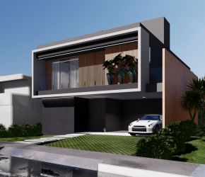 Casa no Bairro Ponta Aguda em Blumenau com 4 Dormitórios (4 suítes) e 398 m² - 2393