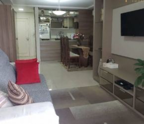 Apartamento no Bairro Balneário em Florianópolis com 3 Dormitórios (1 suíte) e 90 m² - 5494