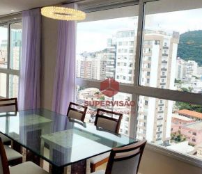 Apartamento no Bairro Centro em Florianópolis com 4 Dormitórios (2 suítes) e 208 m² - CO0248