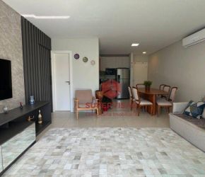 Apartamento no Bairro Jurerê em Florianópolis com 2 Dormitórios (1 suíte) e 87 m² - AP2846