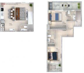 Apartamento no Bairro Trindade em Florianópolis com 2 Dormitórios (2 suítes) e 100 m² - CO0151