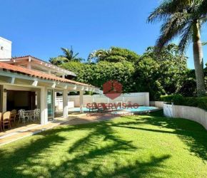 Casa no Bairro Jurerê Internacional em Florianópolis com 5 Dormitórios (4 suítes) e 476 m² - CA1128