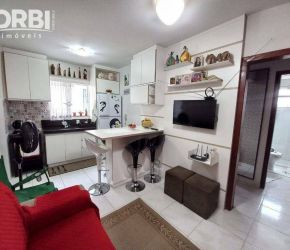 Apartamento no Bairro Bela Vista em Gaspar com 1 Dormitórios (1 suíte) e 36 m² - AP1386
