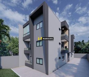 Apartamento no Bairro Boehmerwald em Joinville com 2 Dormitórios e 71 m² - 644