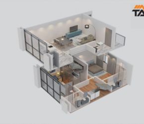 Apartamento no Bairro Centro em Pomerode com 2 Dormitórios (2 suítes) - 5440375