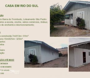 Casa no Bairro Barra do Trombudo em Rio do Sul com 375 m² - 4011031