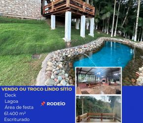 Imóvel Rural em Rodeio - RDG235