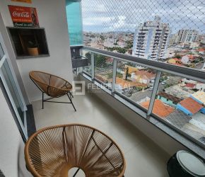 Apartamento no Bairro Barreiros em São José com 3 Dormitórios (1 suíte) e 80 m² - 19845